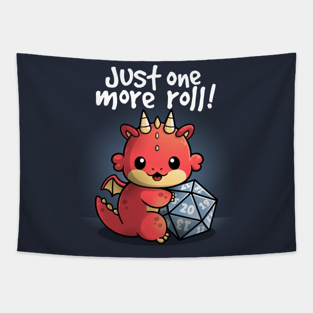 Dragon one more roll Tapestry by NemiMakeit