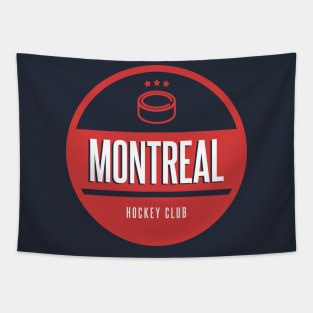 Montreal retro hockey Tapestry