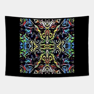 Dynamic Color Mosaic Tapestry