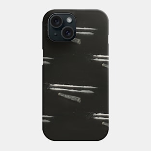 white lines Phone Case