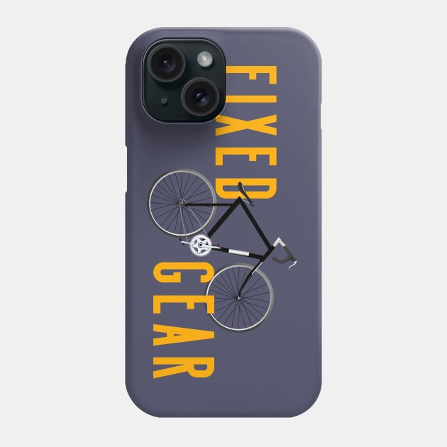 Fixed gear bike Phone Case by uglypaper