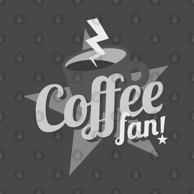 Coffe Fan (B and W) by Dellan