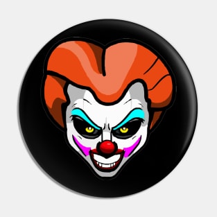Scary Clown Pin