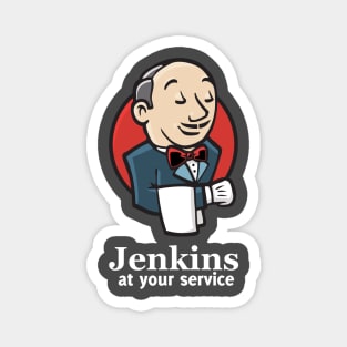 Jenkins at your service Magnet