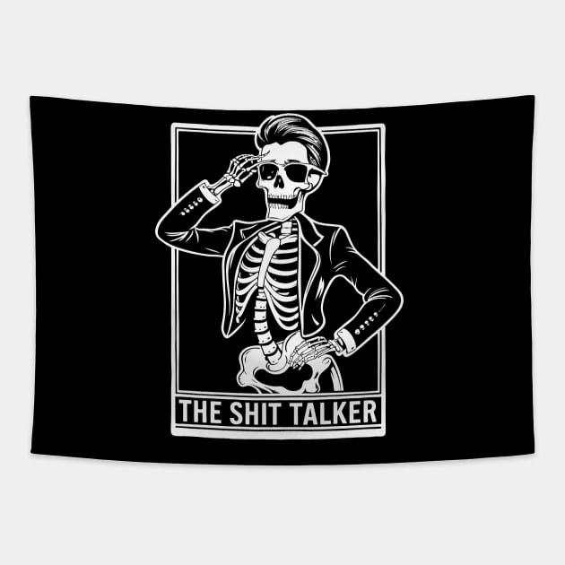 Funny Tarot Card : The Shit Talker Tapestry by Custom Prints HD