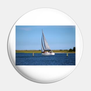 Sailing At Masonboro Island Pin