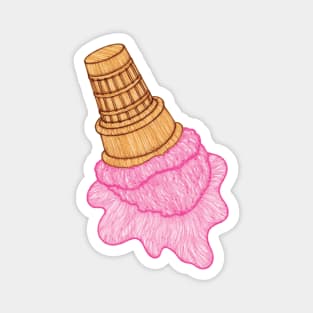 Strawberry Ice Cream Magnet