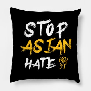 Stop Asian hate Anti Asian Racism Stop AAPI Pillow