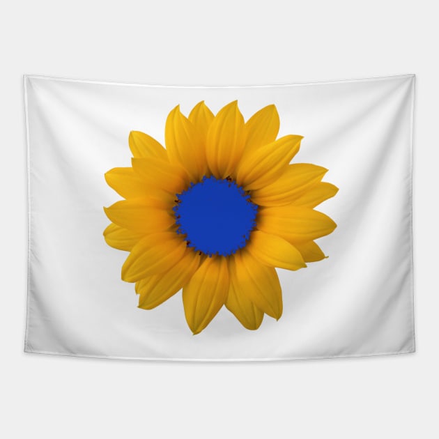 Sunflower for Ukraine Tapestry by bywhacky