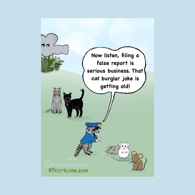 Cat Burglar by Enormously Funny Cartoons