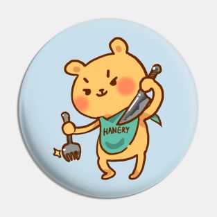 Bear hangry Pin