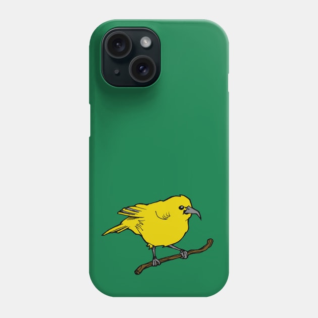 Hawaiian ʻAmakihi Bird Phone Case by William Gilliam