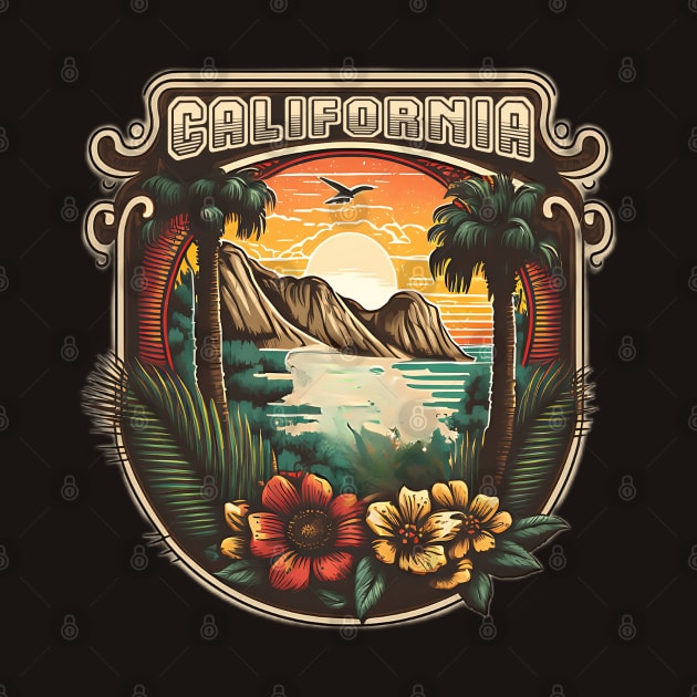 Vintage california by TEEPOINTER