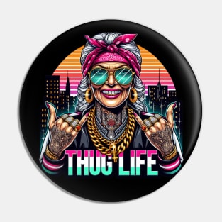 Rock Punk Tattoo  Hip Hop, THUG LIFE Pin