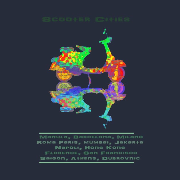 Scooter Cities by AaaahEeeekStudio