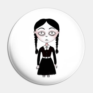 Wednesday Addams Pin