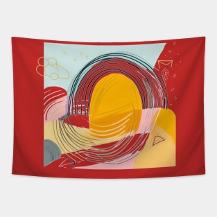 Sun shine abstract Tapestry