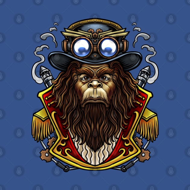 Steampunk Bigfoot by AngelFlame