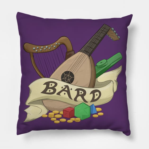 Bard Pillow by DnDoggos