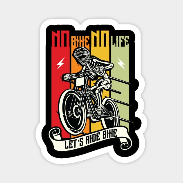 Ride bike Magnet by  El-Aal
