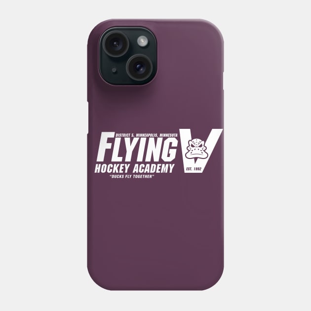 Flying V Hockey Academy Phone Case by StevenReeves