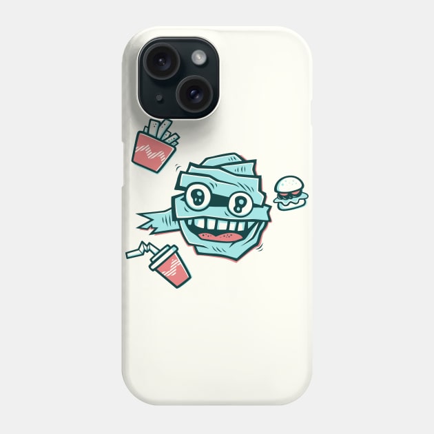 Fast Food Mummy Phone Case by strangethingsa