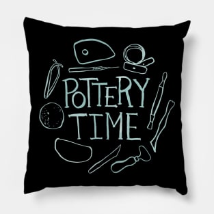 Pottery Time TShirt - Pottery Studio Shirt Pillow