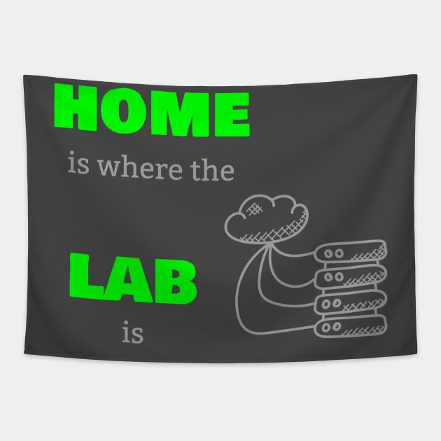 Home Is Where The Lab Is Tapestry by CHADDINGTONS