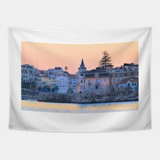 night fall at Cascais Tapestry