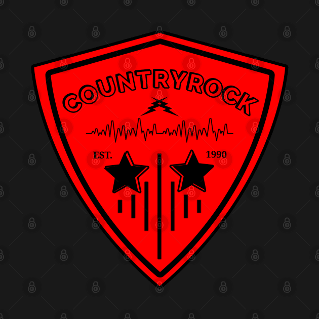 Country rock - pick guitar logo by Summer_Bummer