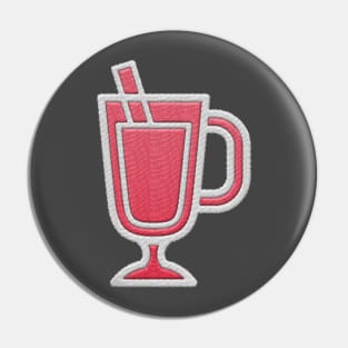 Cute Christmas Drink Pin