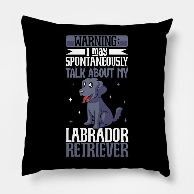 Labrador Retriever lover Pillow by Modern Medieval Design