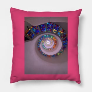 Rainbow Swirl Pillow