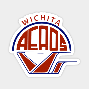 Defunct Wichita Aeros Baseball 1984 Magnet