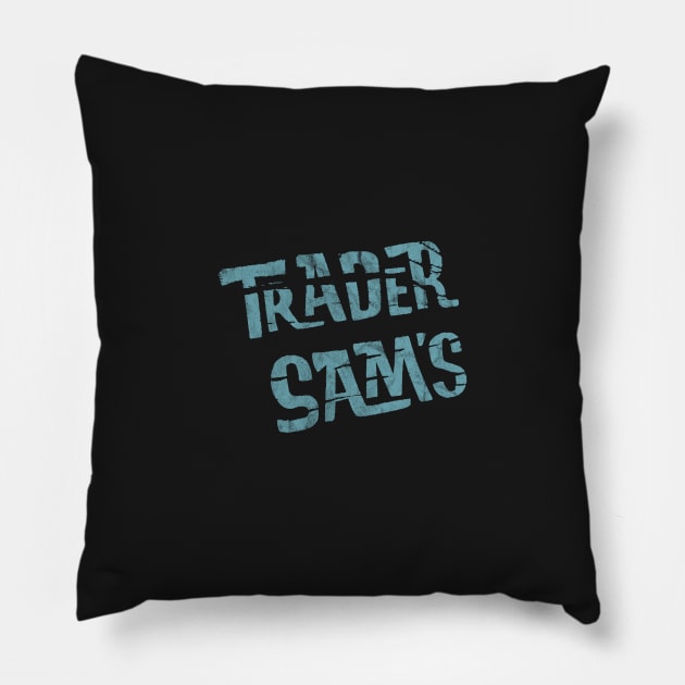 Trader Sam's! Vintage/Distressed Pillow by FandomTrading