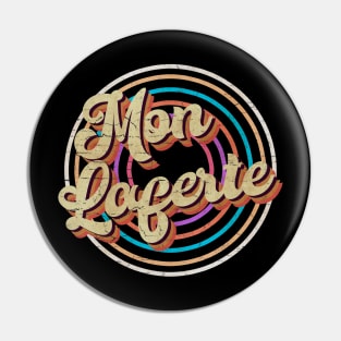 vintage circle line color Mon Laferte Pin