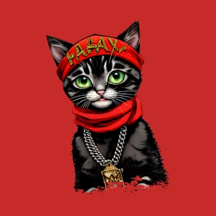 Urban style kitten art T-Shirt