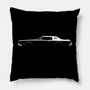 Lincoln Continental Mark IV Silhouette Pillow