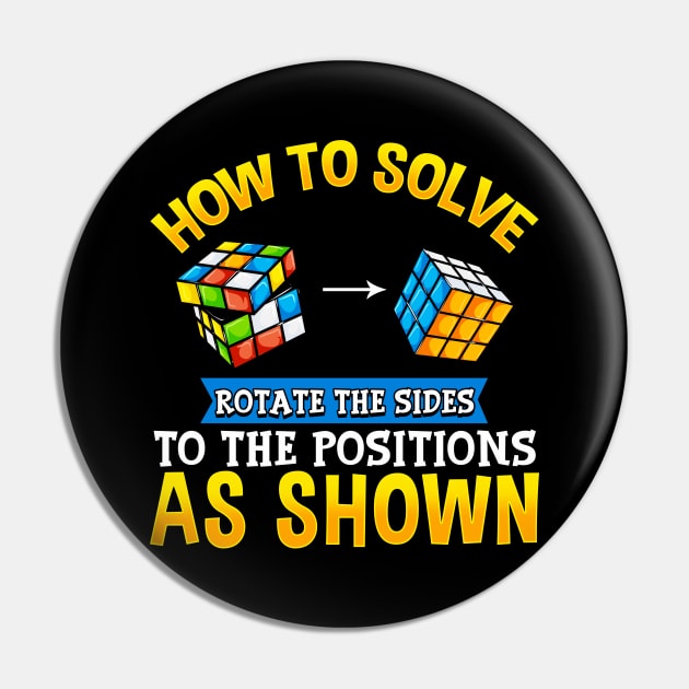 How To Solve: Rotate The Sides To Positions Shown Pin by theperfectpresents