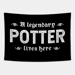 A Legendary Potter Lives Here Tapestry