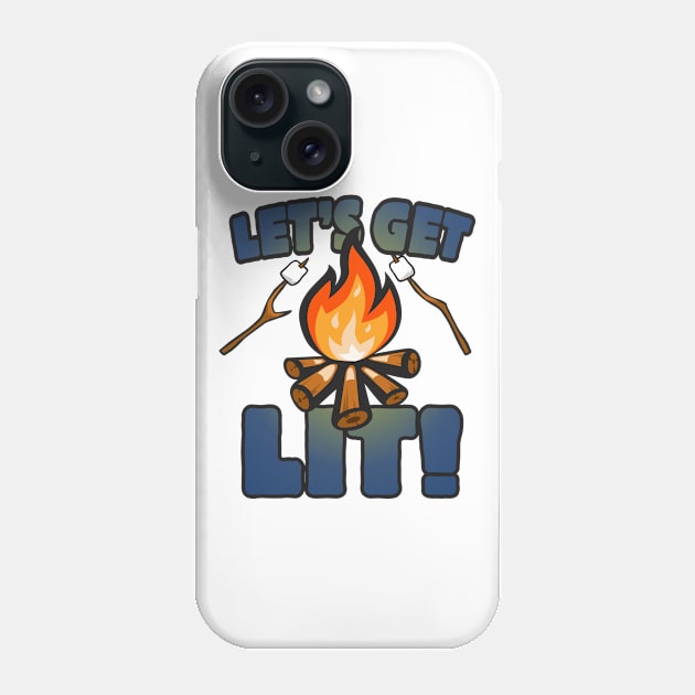 Let's Get Lit Phone Case by ZombieNinjas