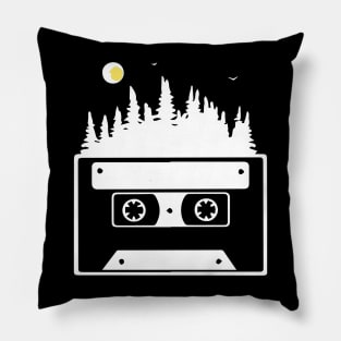 Moonlit Cassette Pillow