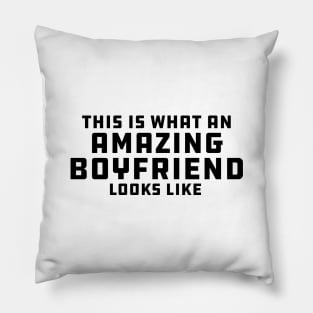 funny boyfriend 2 Pillow