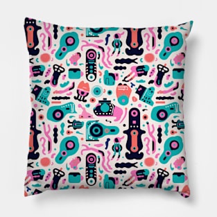 Playful Arena: Whimsical Monster Mates Pillow