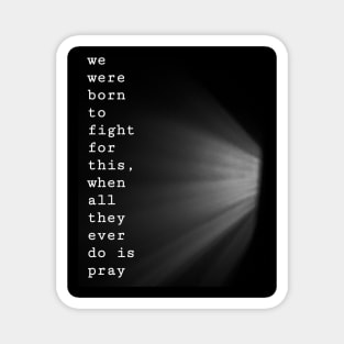 Crimson Skies Quote Magnet