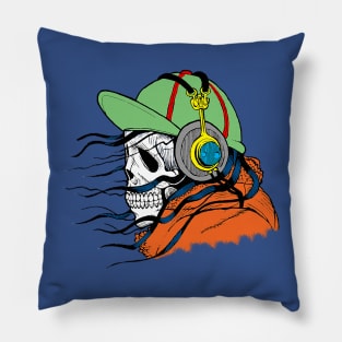 Funky skull Pillow