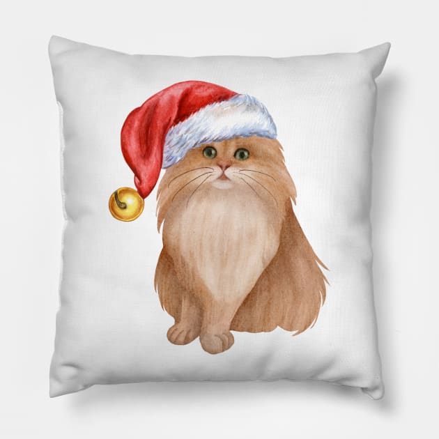 Copia de Cute And Lovely Animals With Christmas Pillow by AbstractArt14