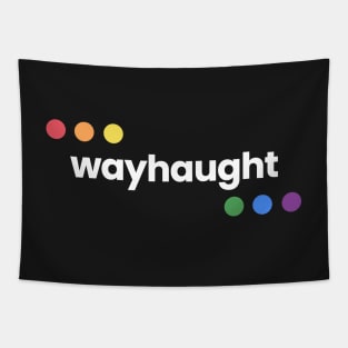 wayhaught pride dots - wynonna earp Tapestry