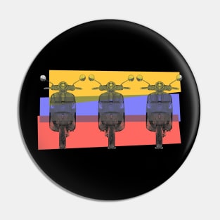 3 Piaggio style Pin