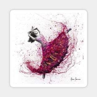 Magenta Night Dance Magnet